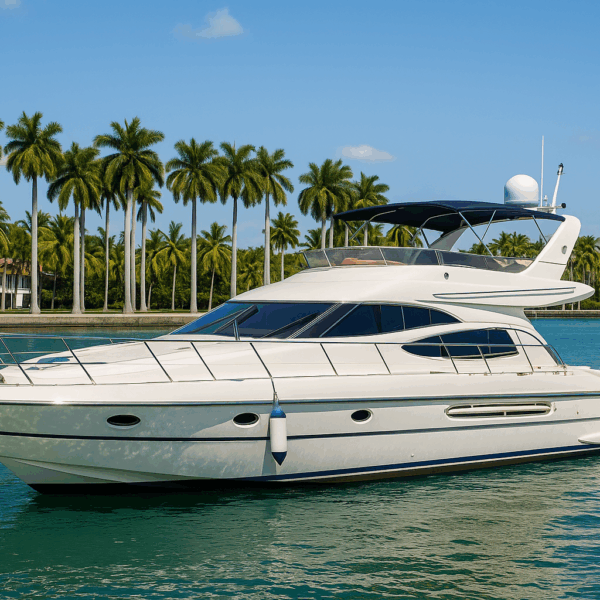 8 Hour in a Cranchi Atlantique 48 – Luxury Yacht Charter in Miami