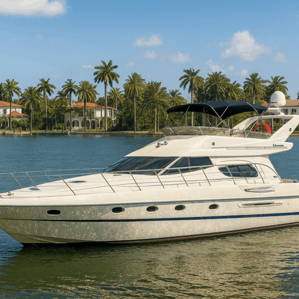 6 Hour in a Cranchi Atlantique 48 – Luxury Yacht Charter in Miami